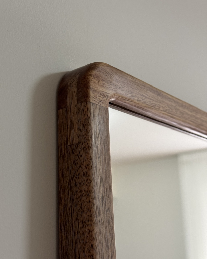 ESPEJO "ORIGEN" MADERA CACHIMBO