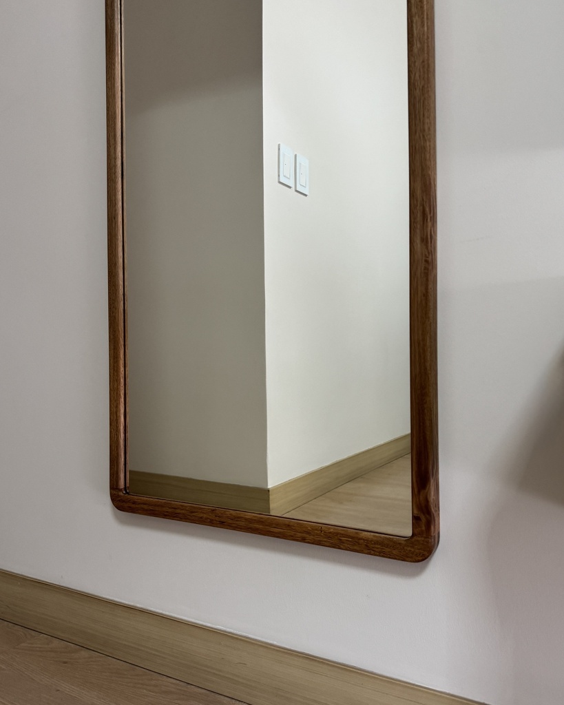 ESPEJO "ORIGEN" MADERA CACHIMBO