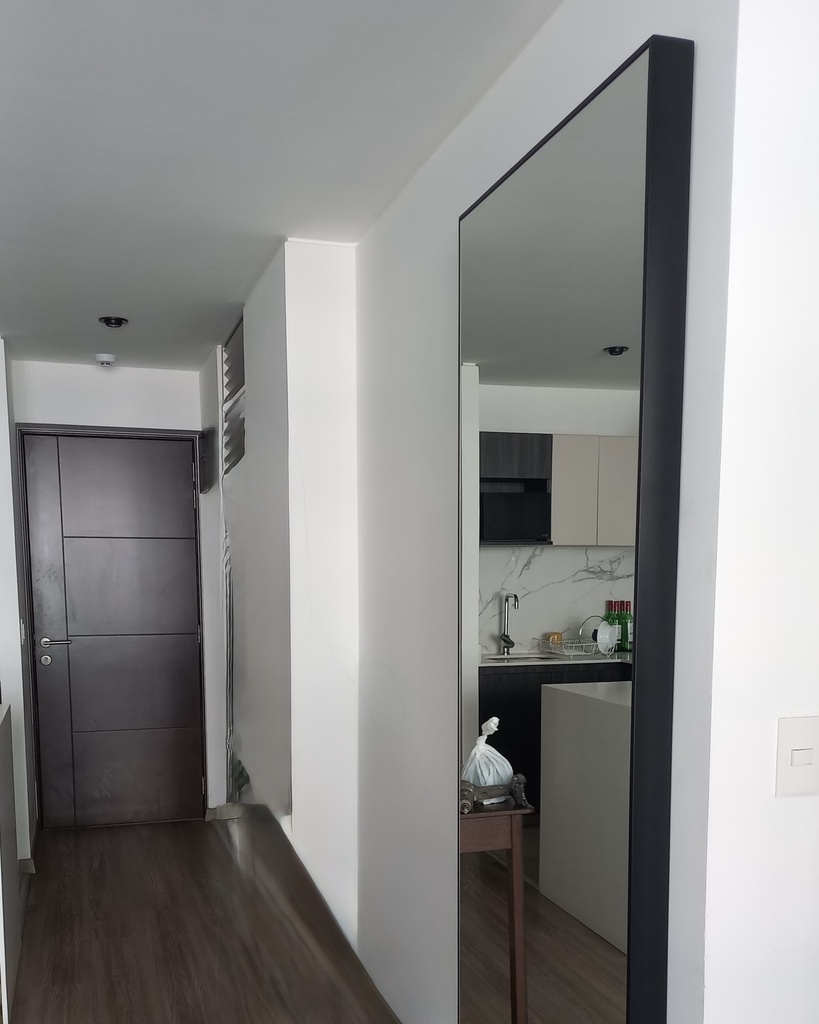 ESPEJO MARCO PROFUNDO DE MADERA