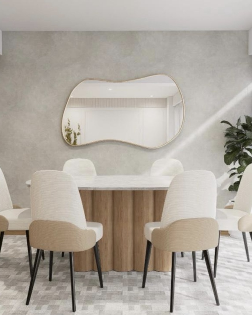 ESPEJO ABSTRACTO " OLA"