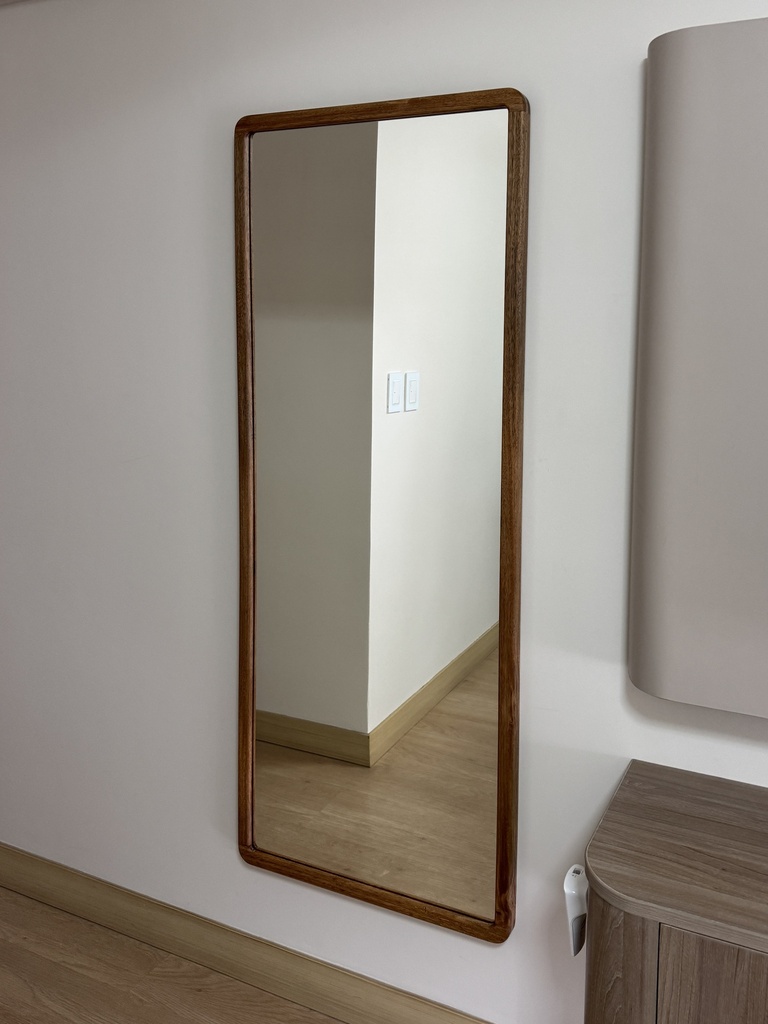 ESPEJO "ORIGEN" MADERA CACHIMBO