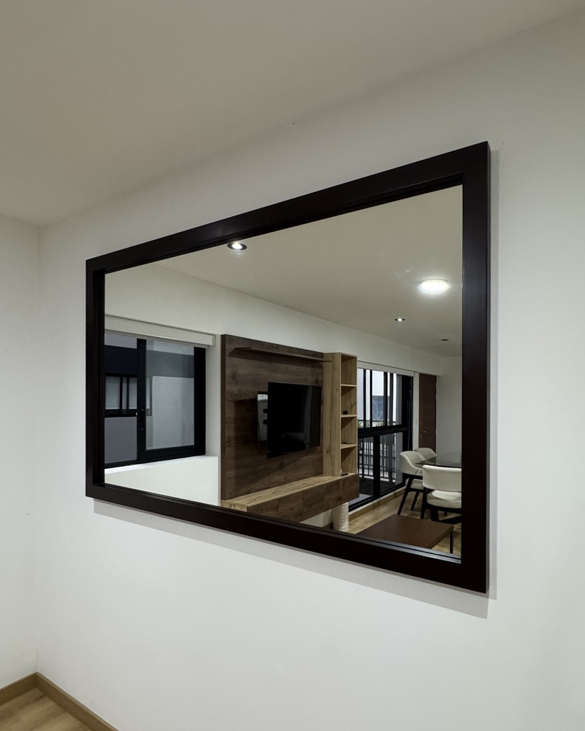 ESPEJO "CAOBA"  MADERA CACHIMBO